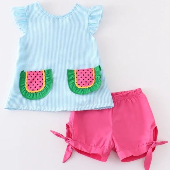 WATERMELON POCKETS OUTFIT - NEW - Picture 1 of 1